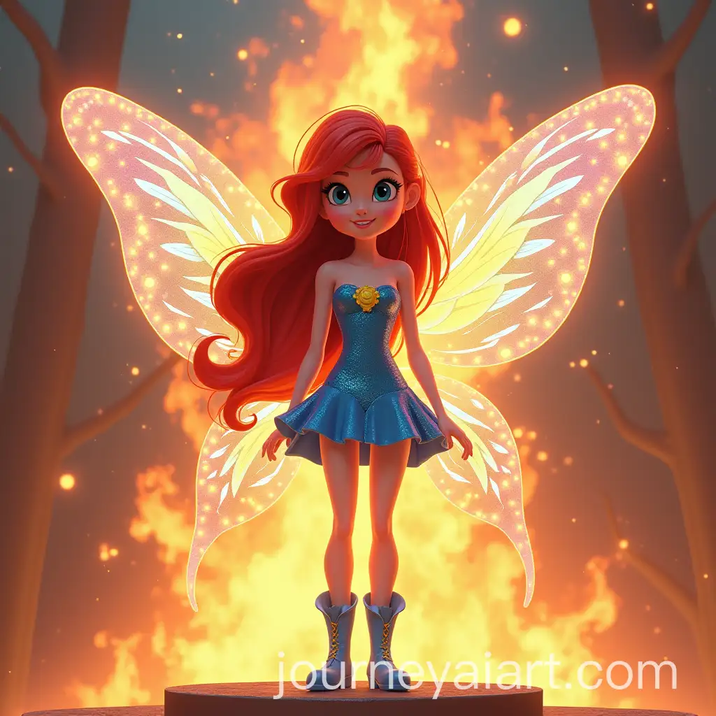 Bloom-from-Winx-with-Red-Hair-and-Fairy-Wings-in-Fiery-Background