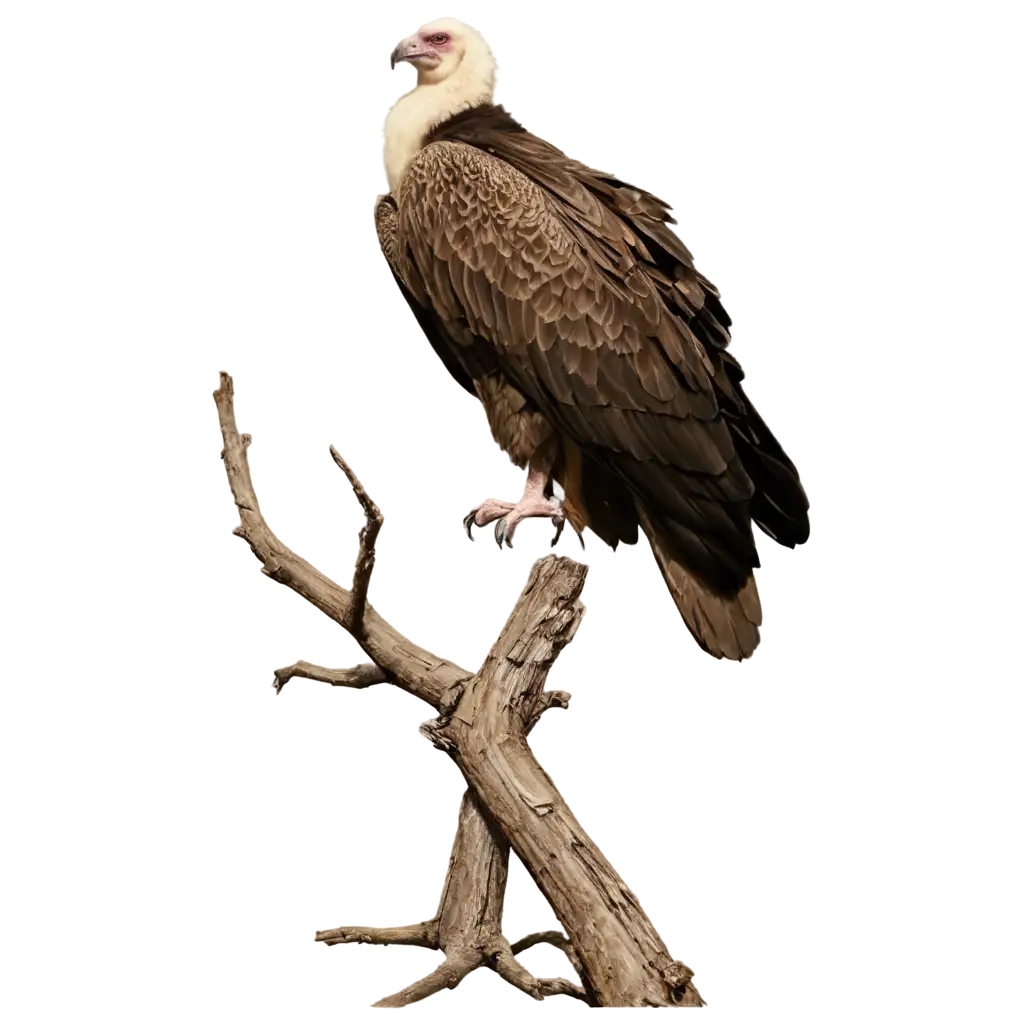 HighQuality-Vulture-Bird-PNG-Image-Capturing-Majestic-Wildlife-in-Clear-Detail