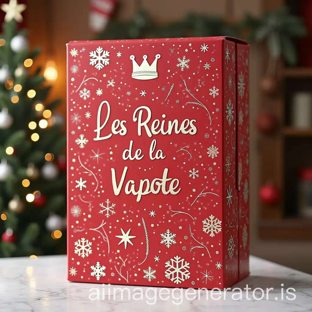 Advent-Calendar-Display-with-Les-Reines-de-la-Vapote-Brand-and-Crown-Detail