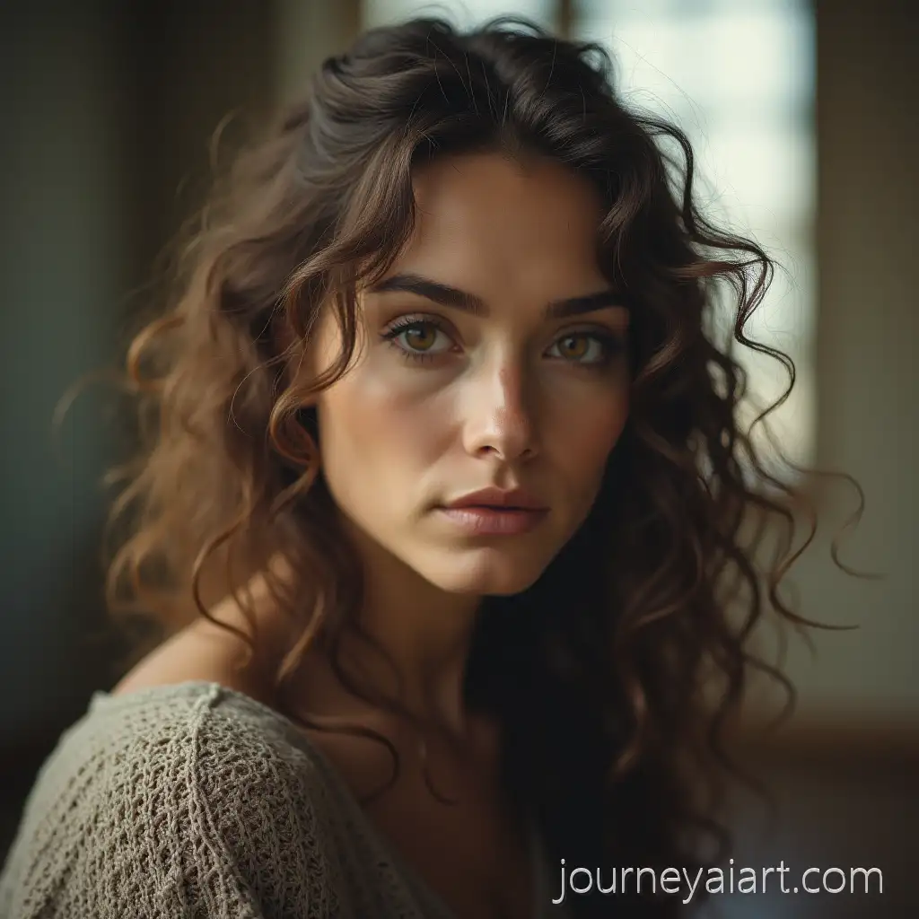 Portrait-of-a-Timeless-Woman-in-Vintage-Attire