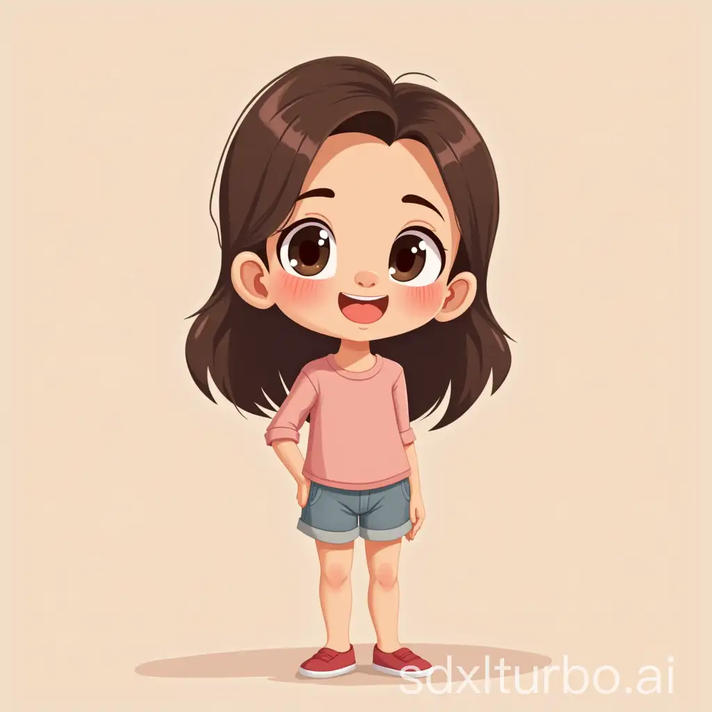 Cute-Flat-Cartoon-Style-Foreign-Girl-Character