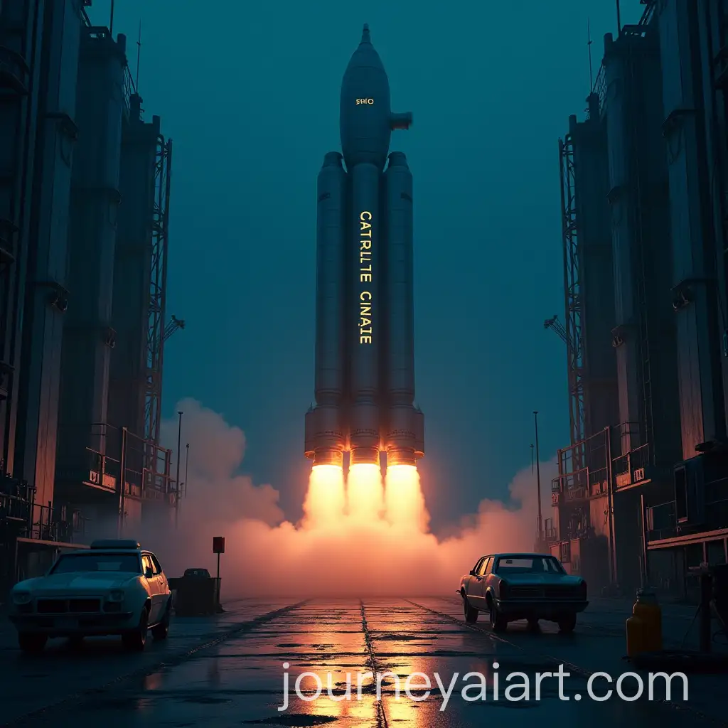 Futuristic-Space-Agency-Launch-with-MicrophoneShaped-Rocket-and-Blue-SciFi-Vibe