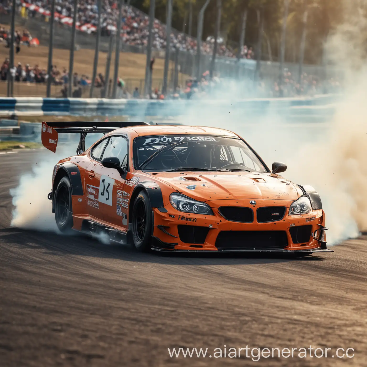 Dynamic-Racing-Car-Drifting-on-Track-with-Special-Effects