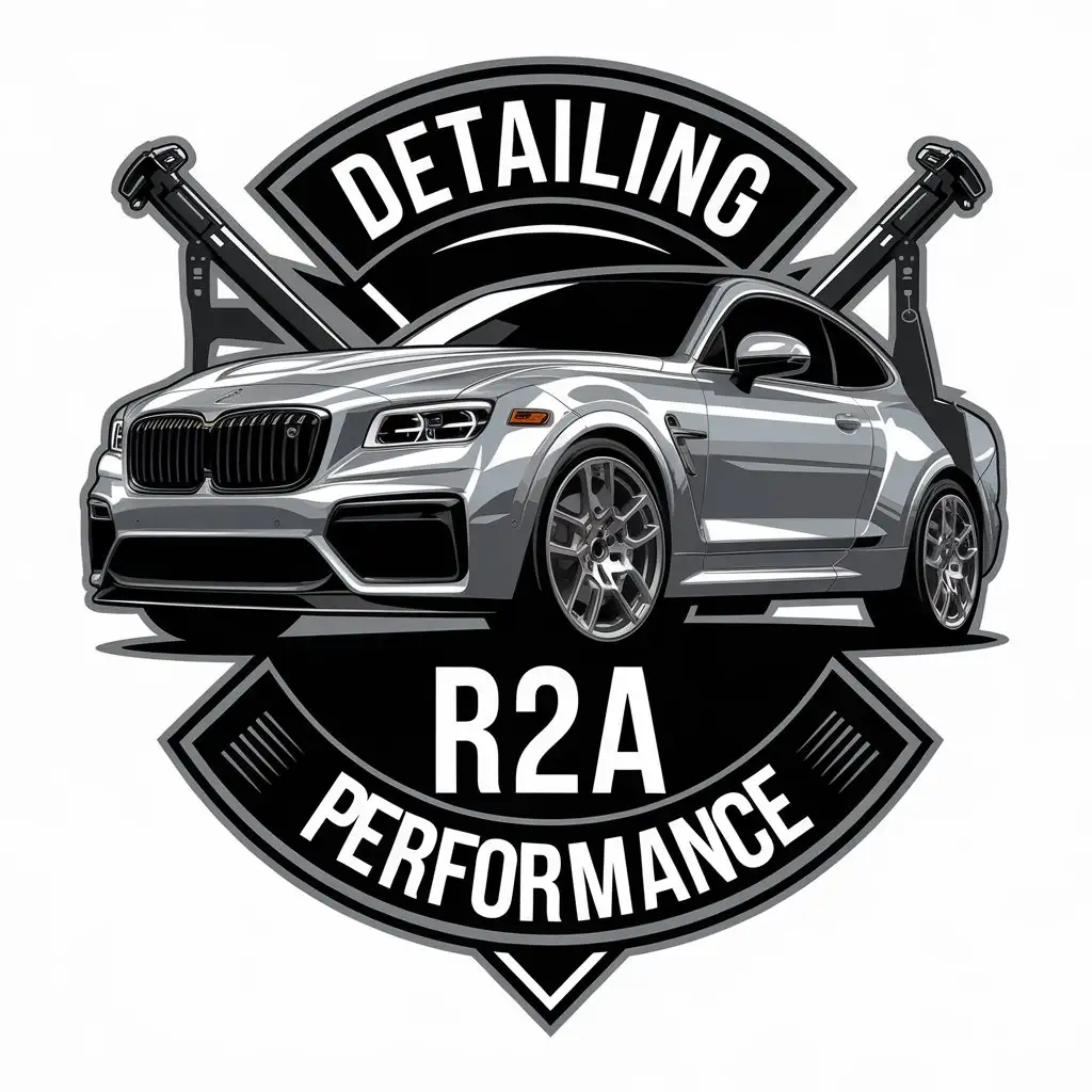 LOGO-Design-for-R2A-Performance-HighEnd-Vehicle-Detailing-Symbol-with-Automotive-Industry-Vibe