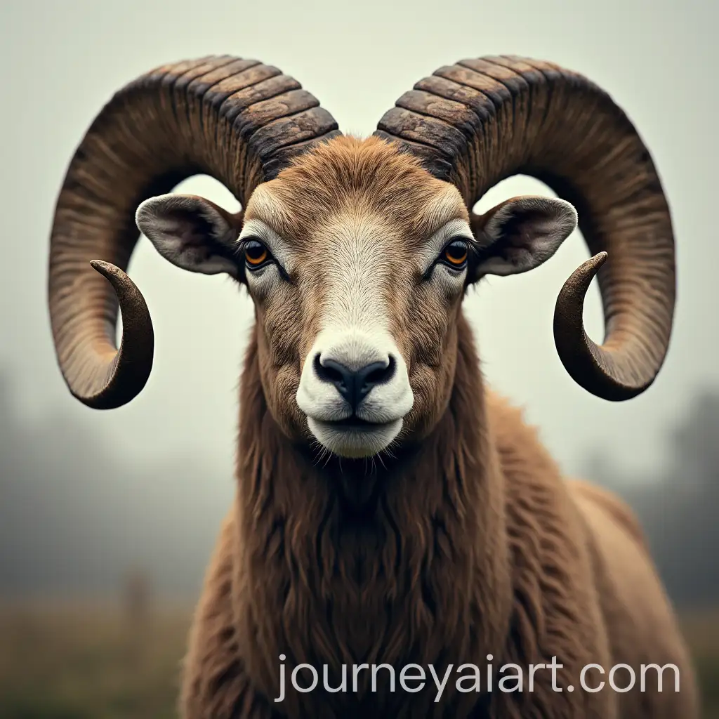 Ram-with-Bulls-Head-in-Mythical-Fusion