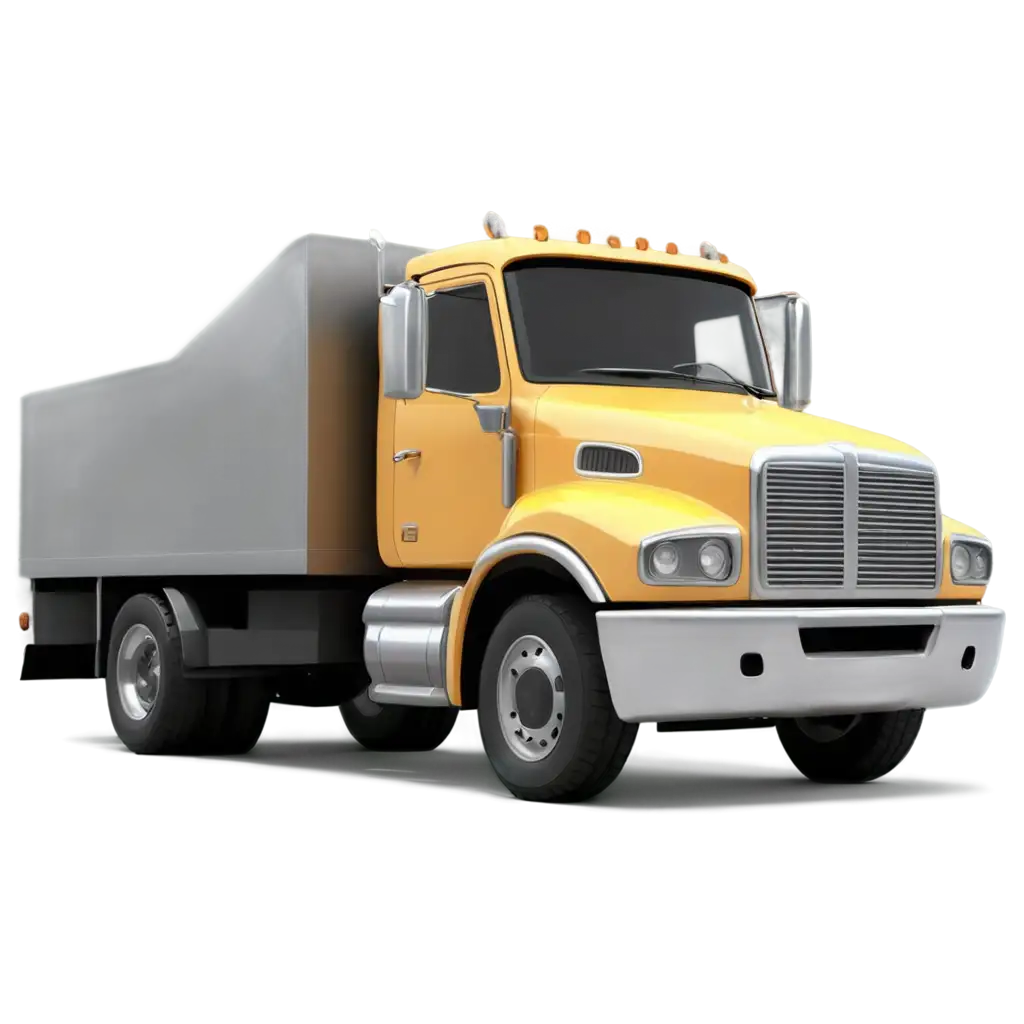 3D-Cartoon-Truck-PNG-Front-View-for-Dynamic-Visual-Content