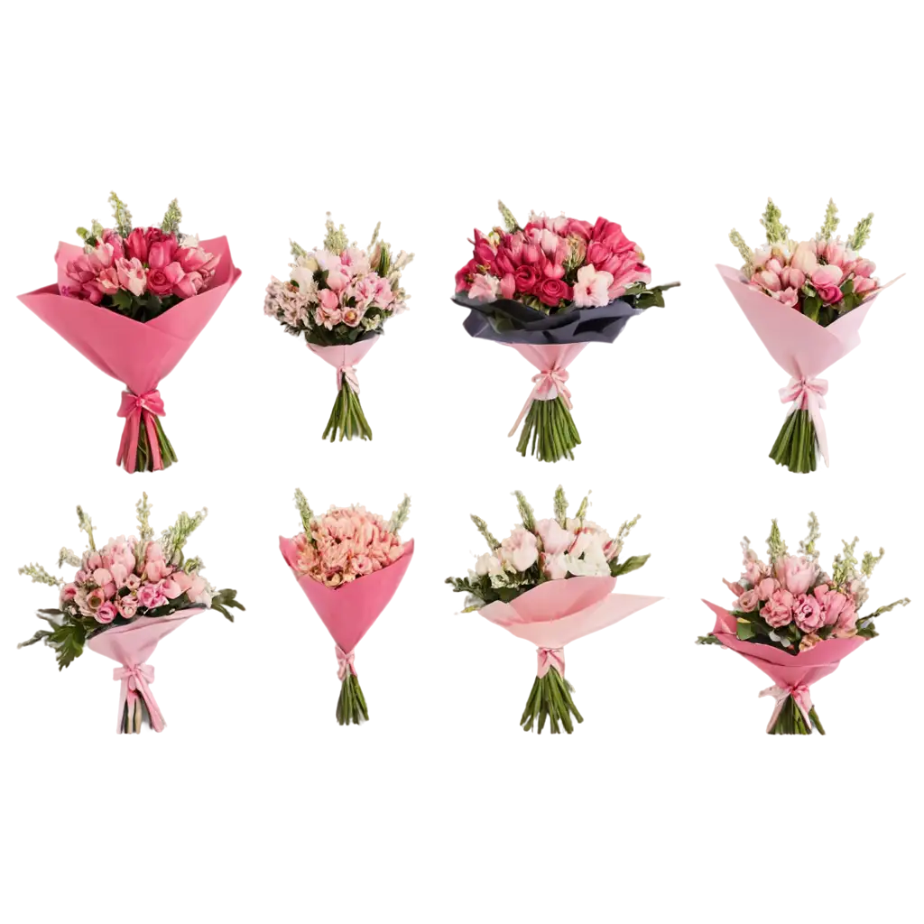 Elegant-Flower-Bouquets-in-Pink-Tones-PNG-Image-for-Stunning-VisualPNG-Image-Optimizations