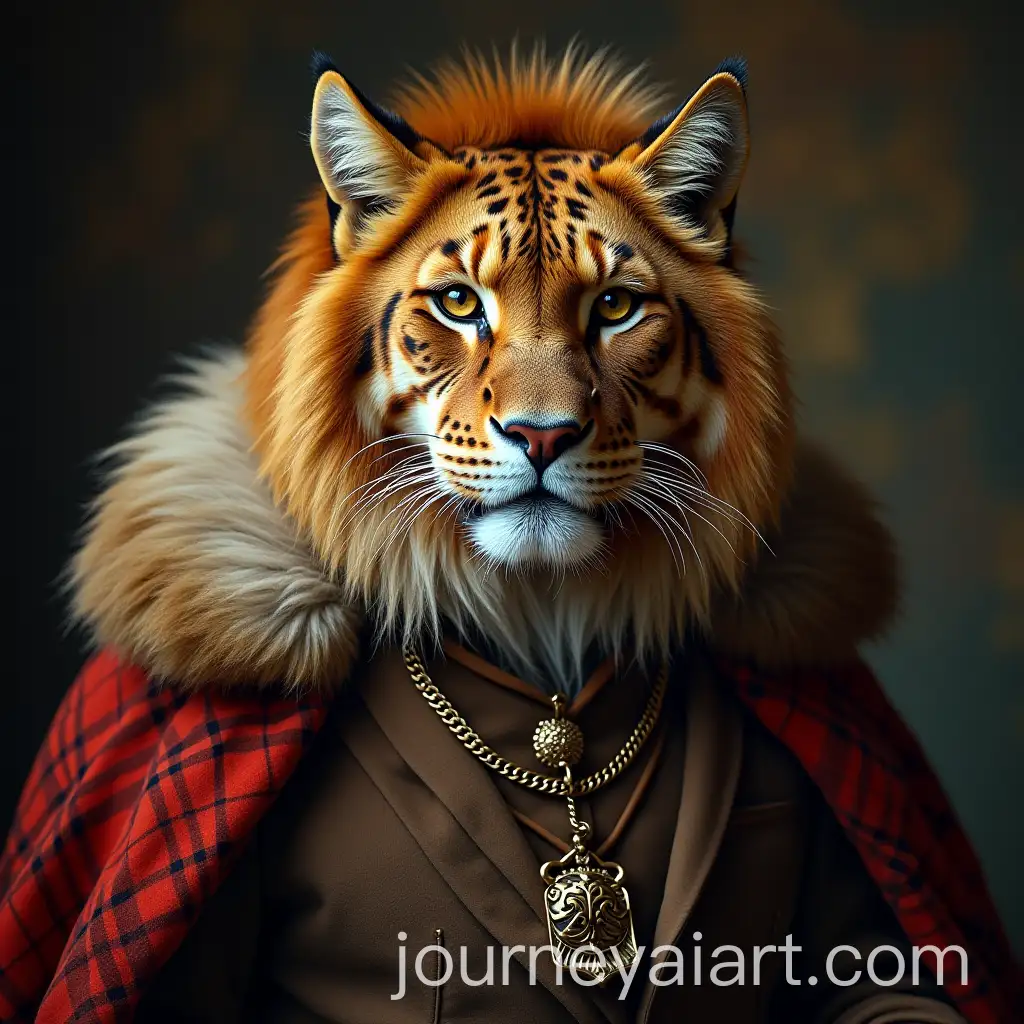 Majestic-Big-Cat-as-the-King-of-Scots-in-a-Regal-Setting