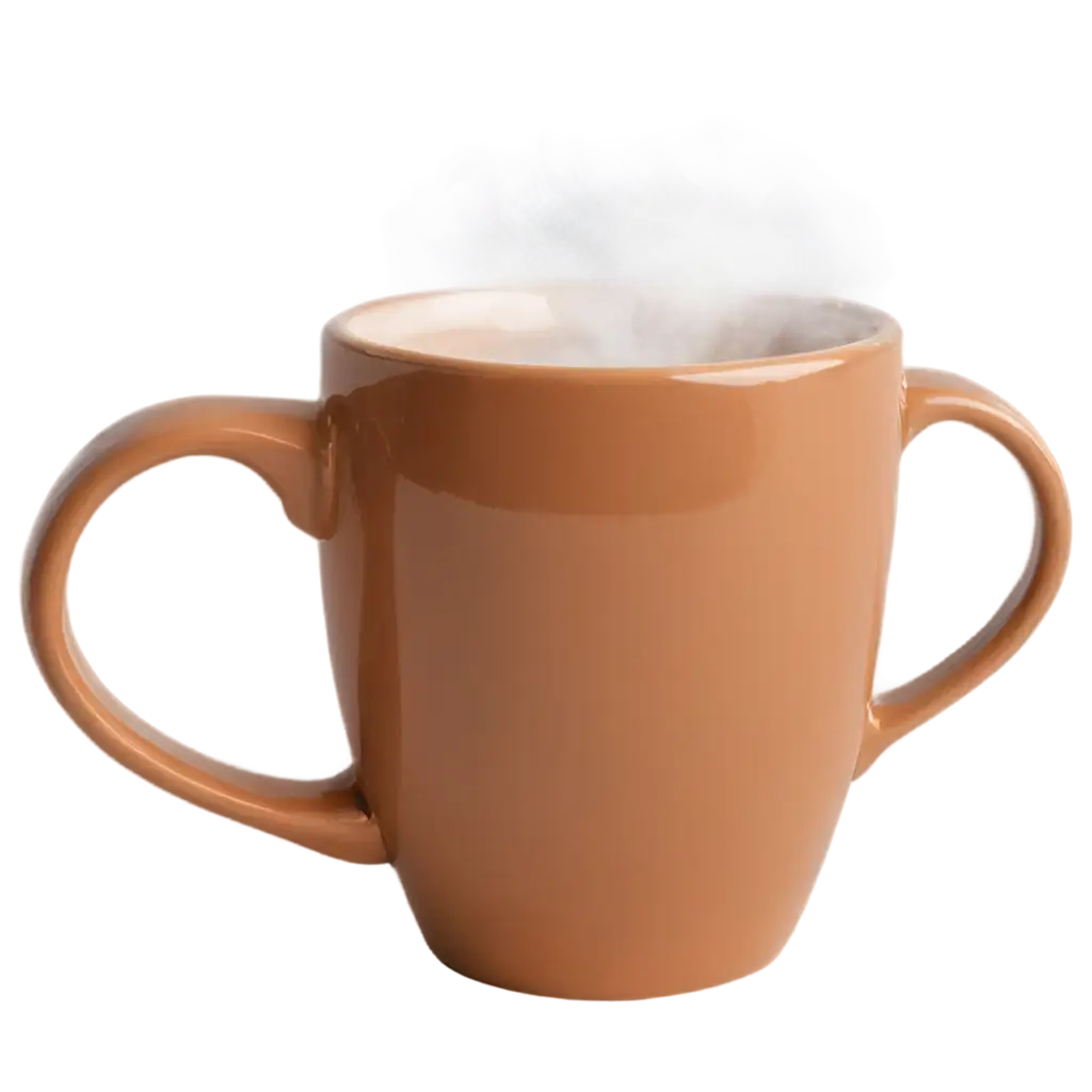 mug with hot steam