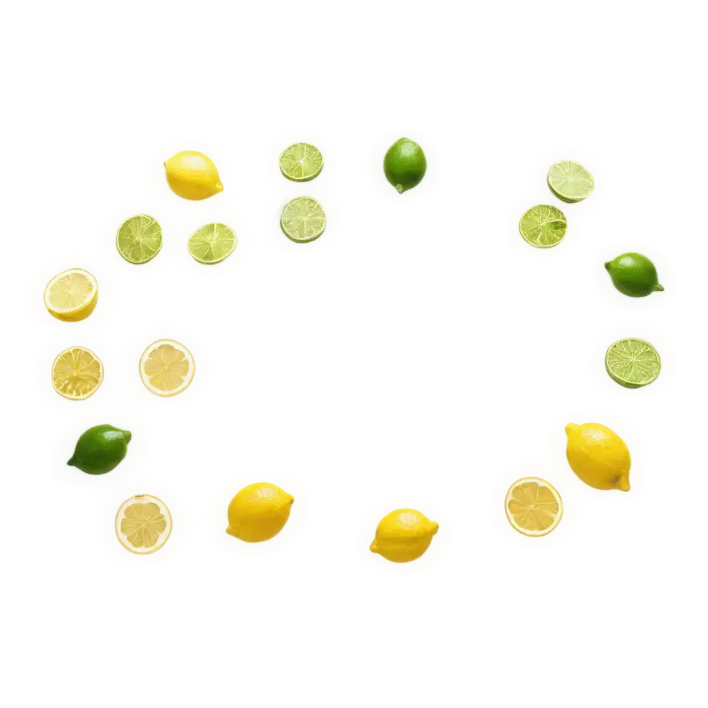 Circle-of-Lemon-PNG-A-Vibrant-and-Versatile-Image-for-Every-Creative-Project