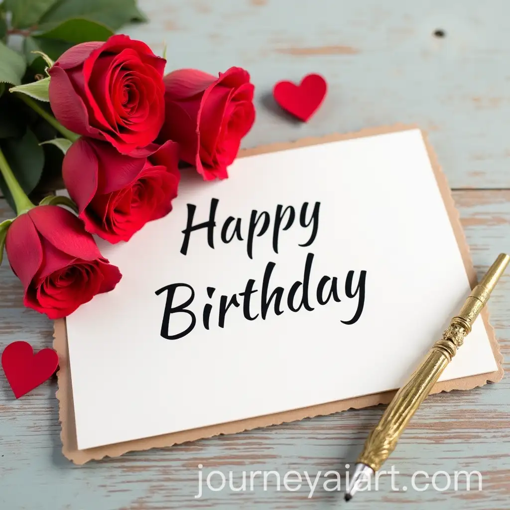 Birthday-Card-with-Roses-and-Happy-Writing