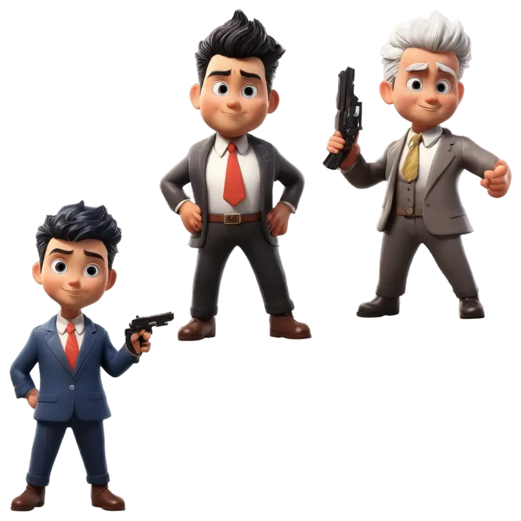 Small-Size-Character-PNG-Image-Captivating-Three-Unique-Characters