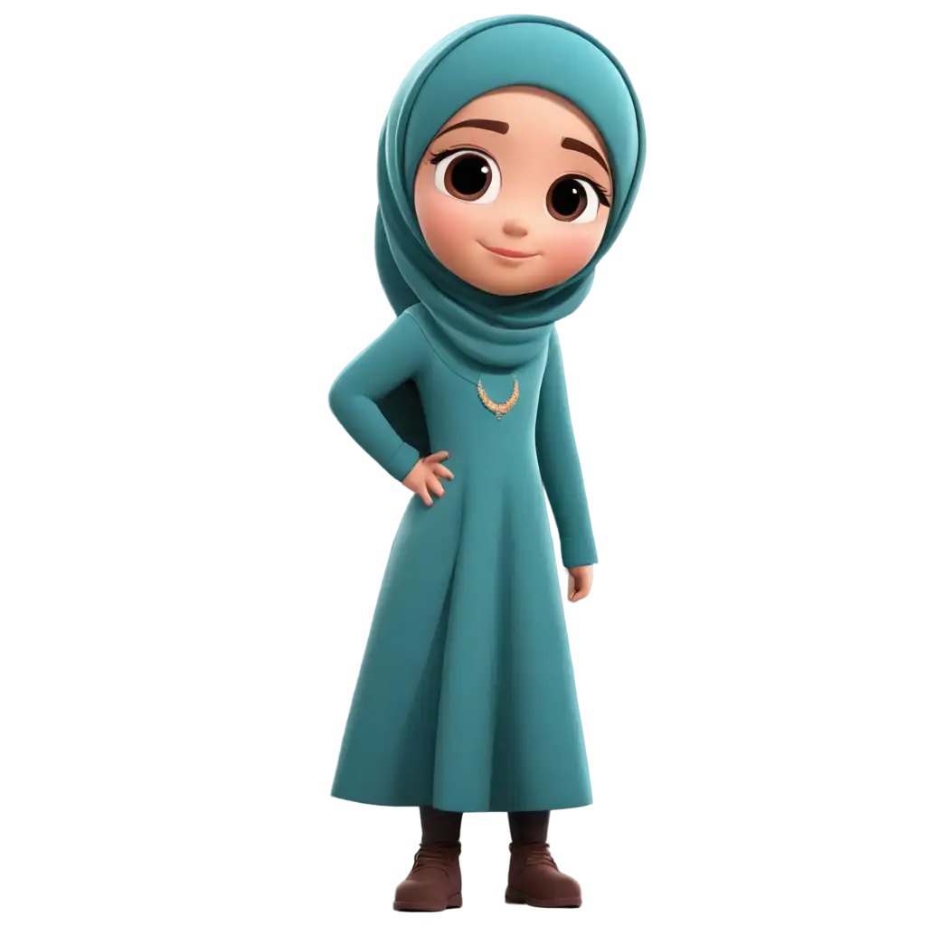 Cute-Muslim-Girl-Cartoon-PNG-Adorable-Character-Illustration-for-Diverse-Applications