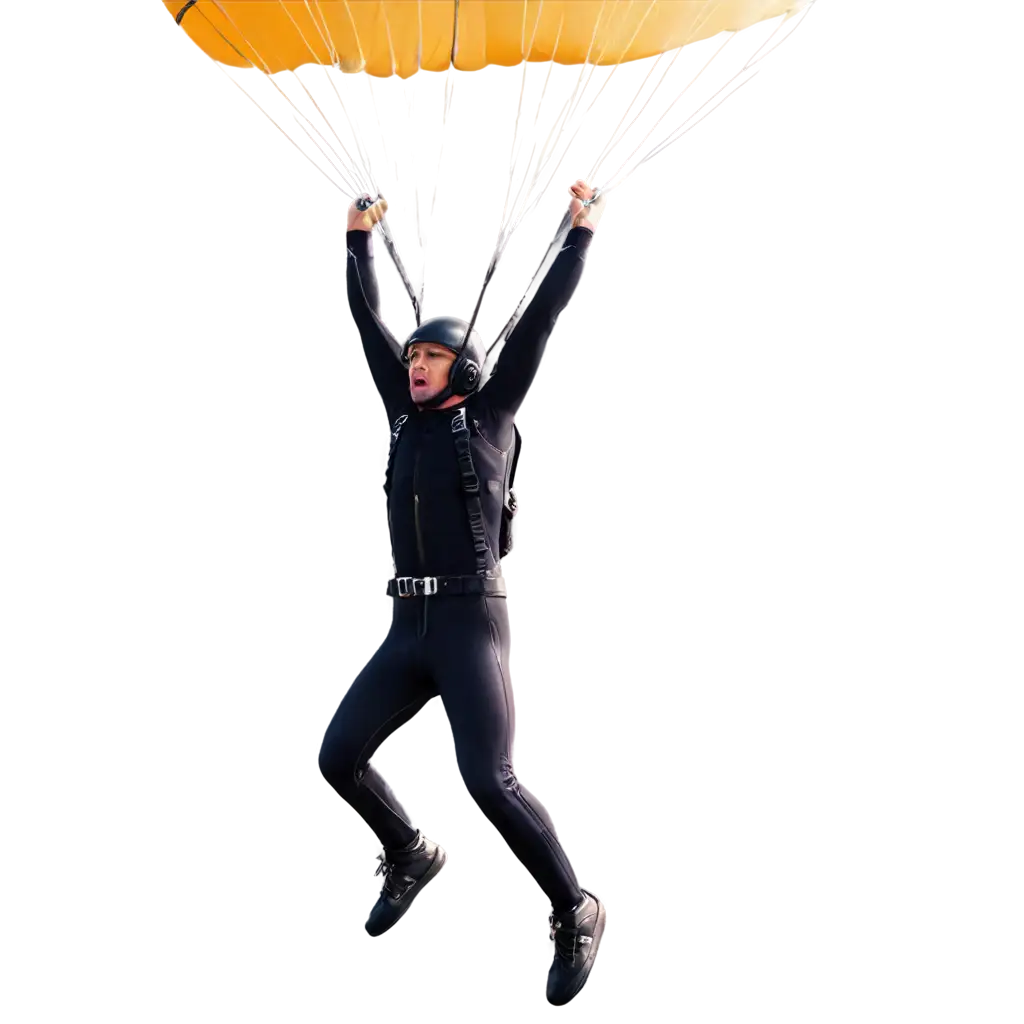 HighQuality-PNG-Image-Skydiver-Struggling-to-Open-Parachute