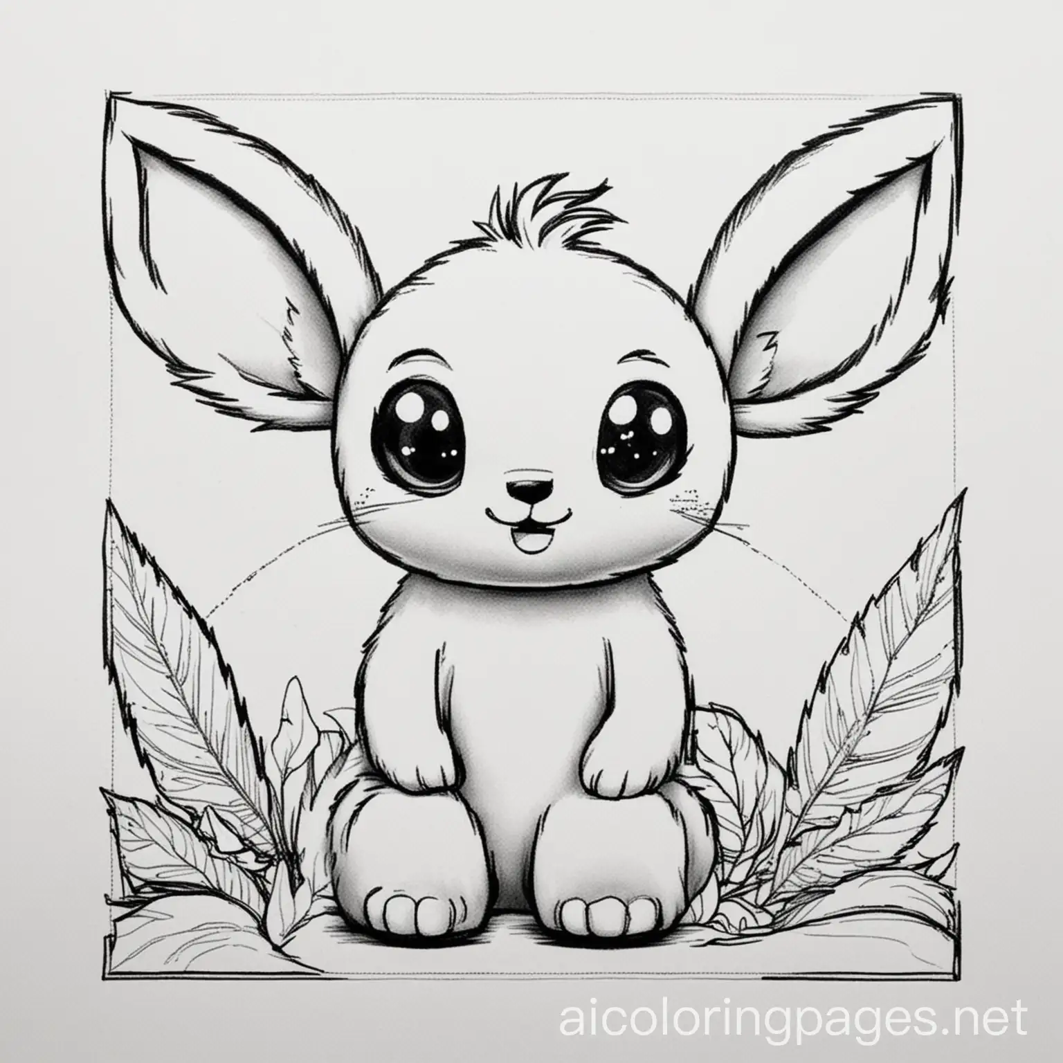 Simplistic-Stitch-Coloring-Page-for-Kids