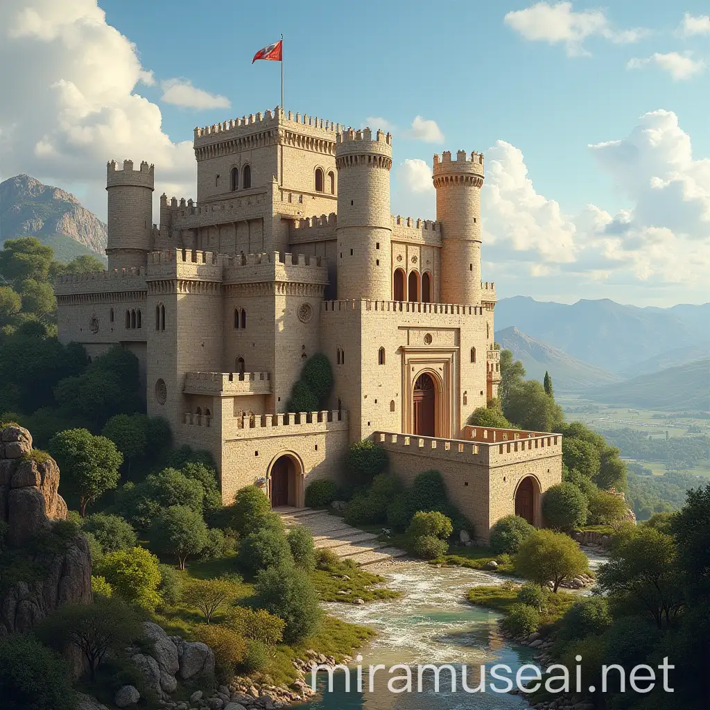 i need an andalusia imperior castle image with all the beauty and richness