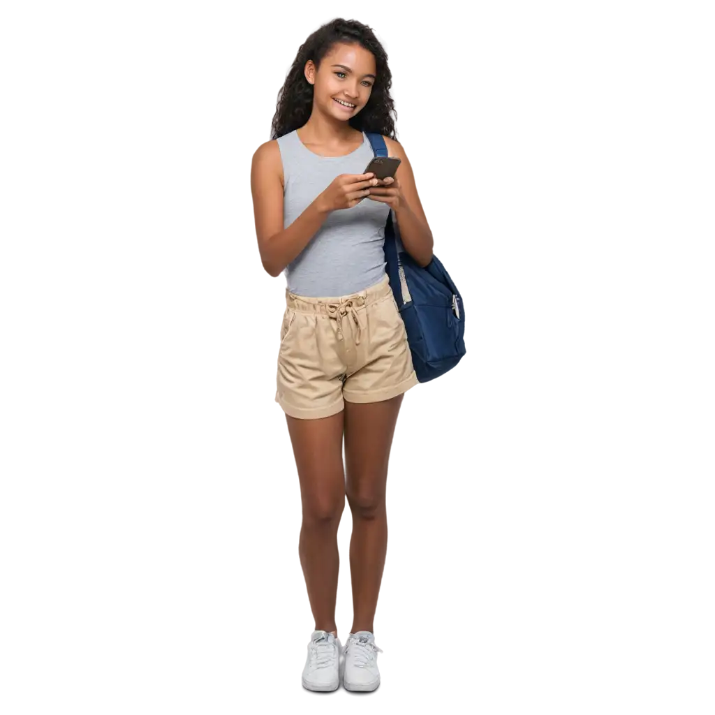 Brazilian-Adolescent-with-Cellphone-in-Hand-PNG-Image-Vibrant-and-Authentic-Representation