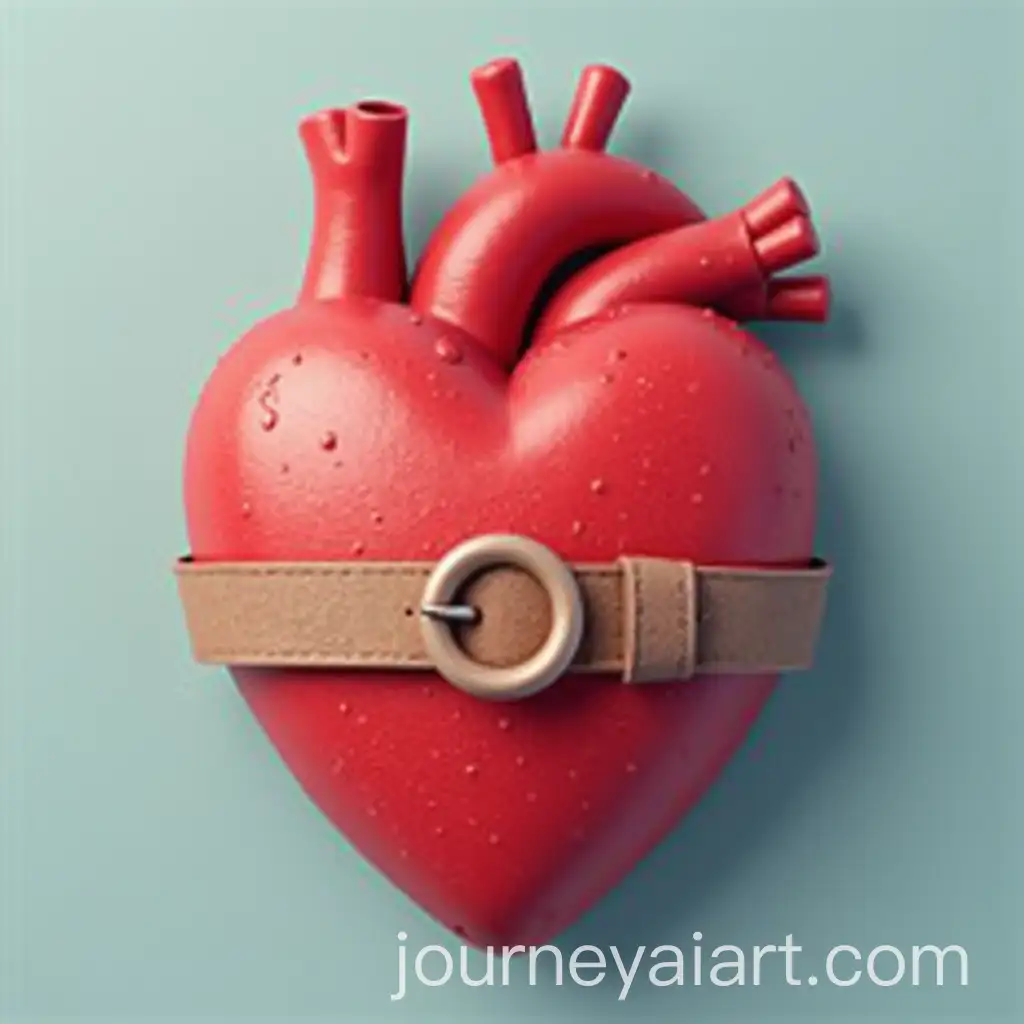 Logo-Design-for-Obesity-Care-Featuring-a-Heart-Enclosed-by-a-Healthy-Belt