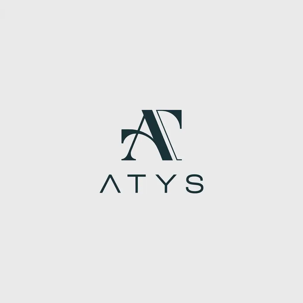 LOGO Design for Atys Minimalistic Vector Design for Beauty Spa Industry