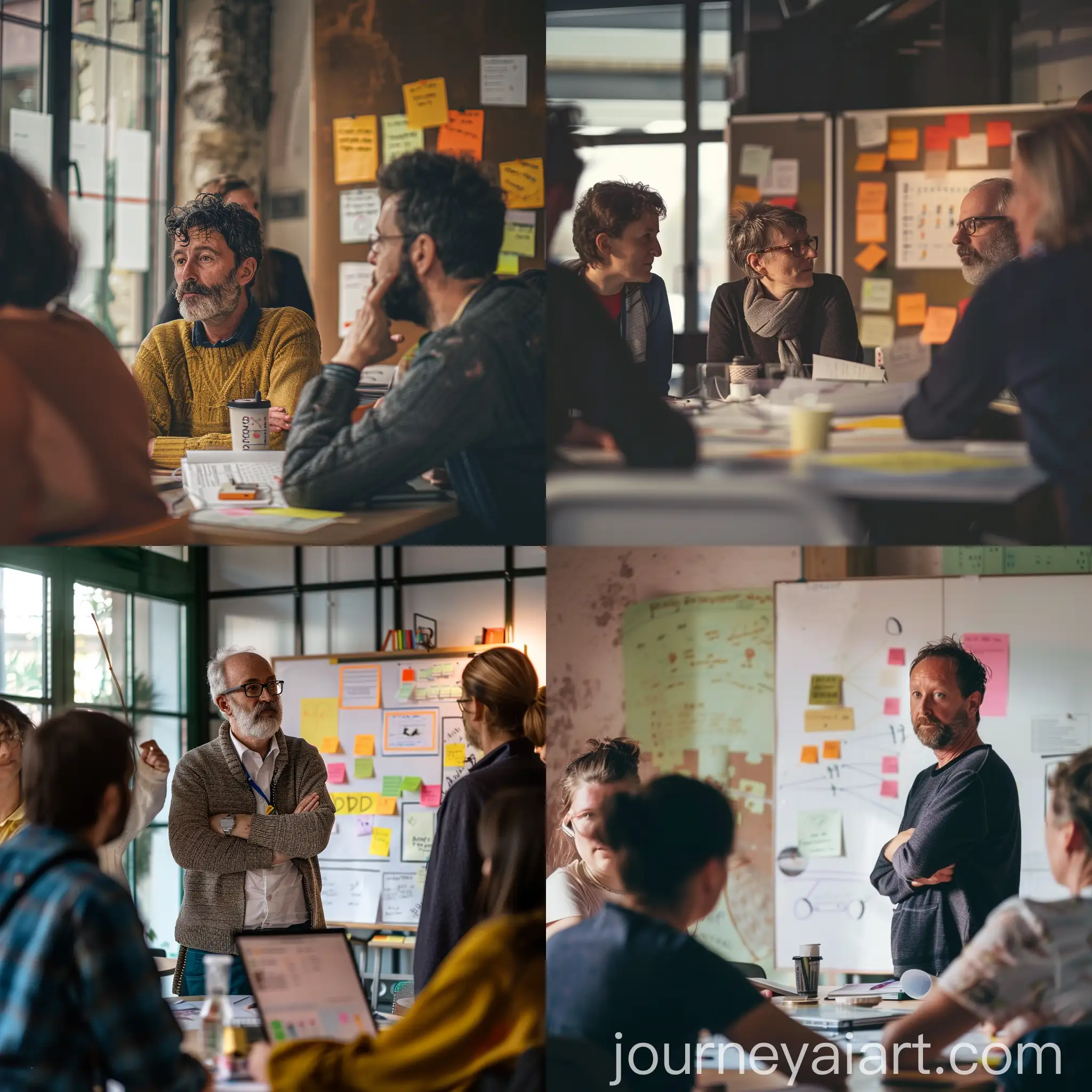 Workshop-Facilitator-and-Participants-Analyzing-Diagrams-and-Tables