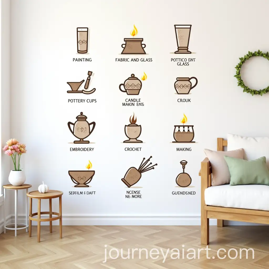 Art-Corner-Wall-Adhesive-with-Craft-Icons-and-Designs-for-Creative-Lessons