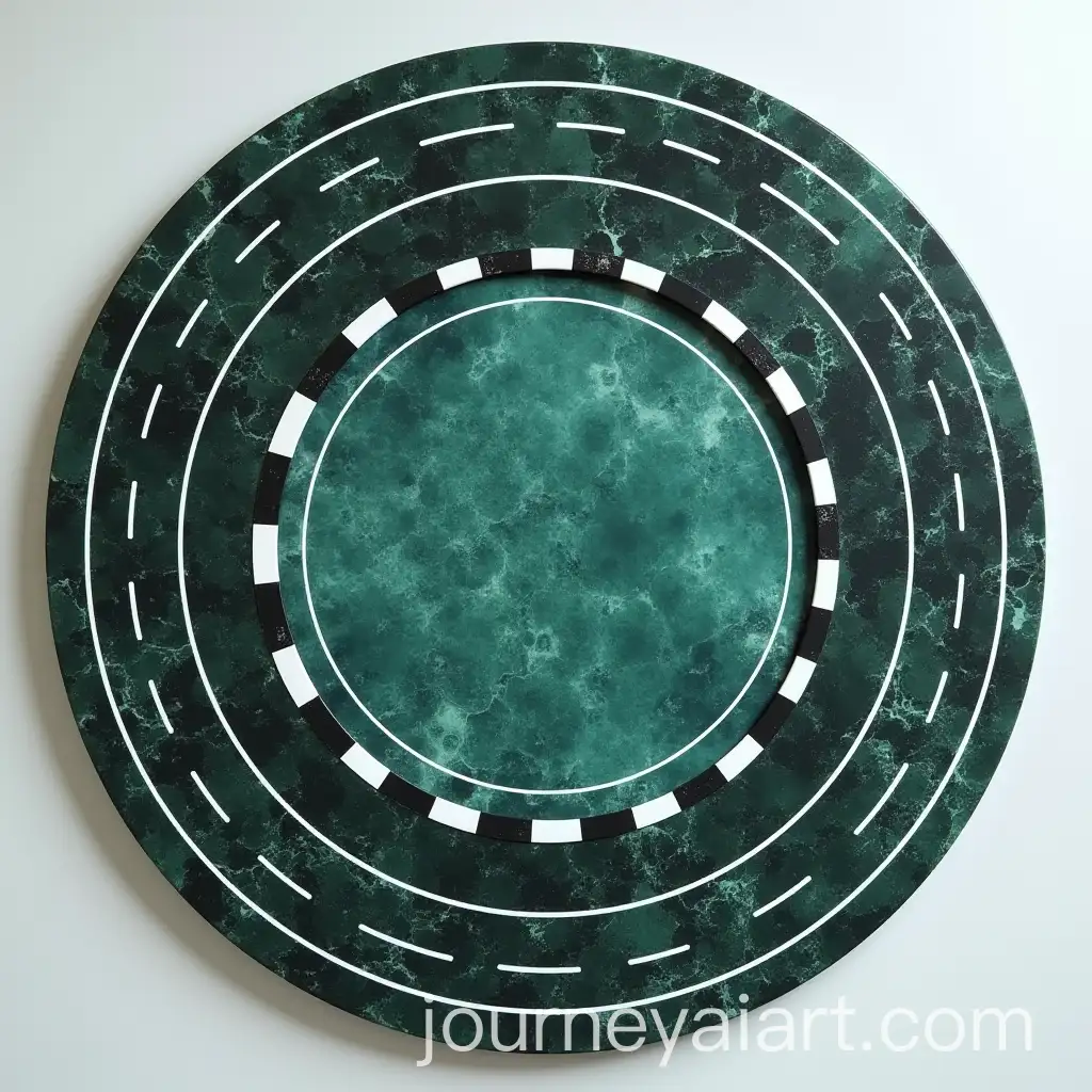 Green-Marble-Racing-on-Modern-Track-with-Blue-Accents