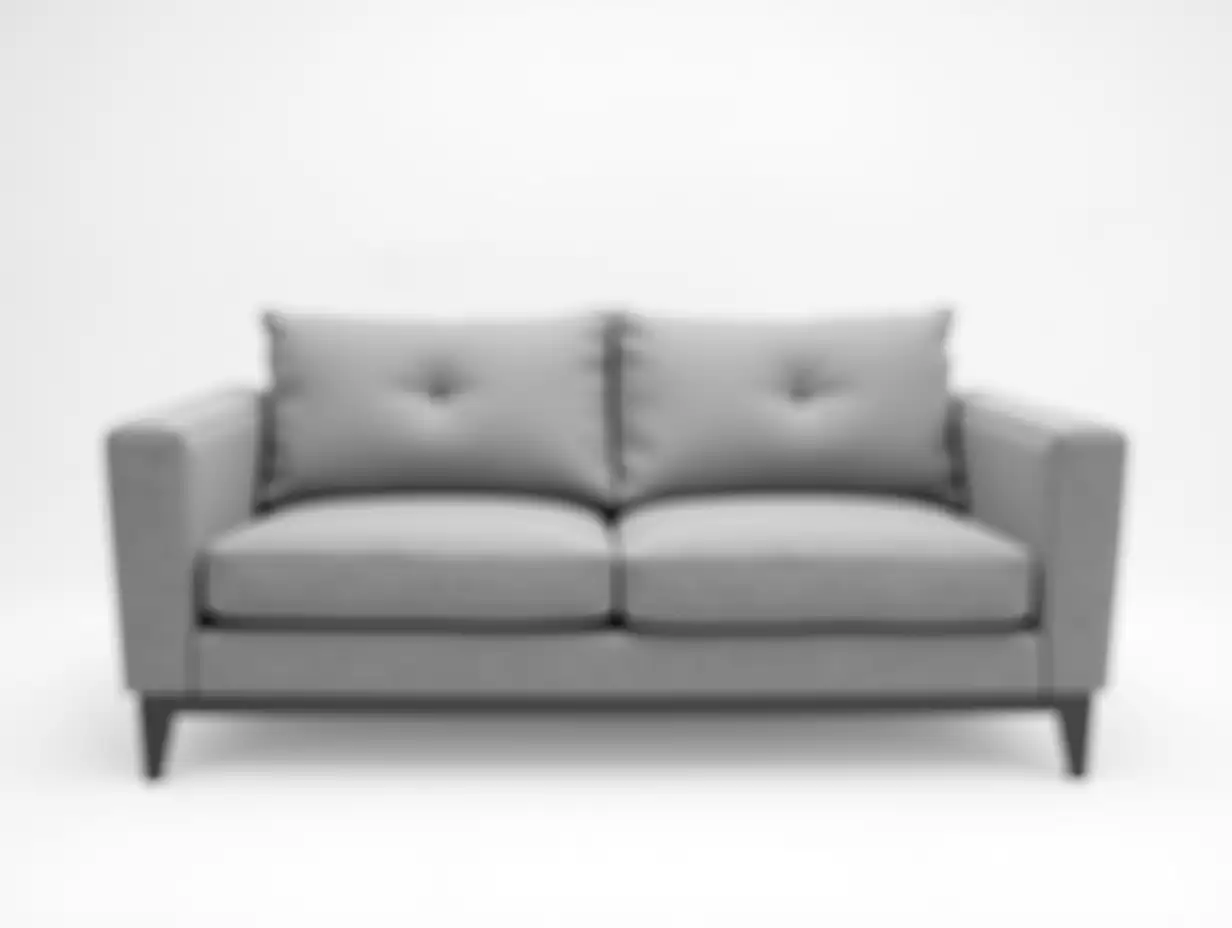 Professional-Product-Photography-of-Modern-Gray-Sofa-on-White-Background