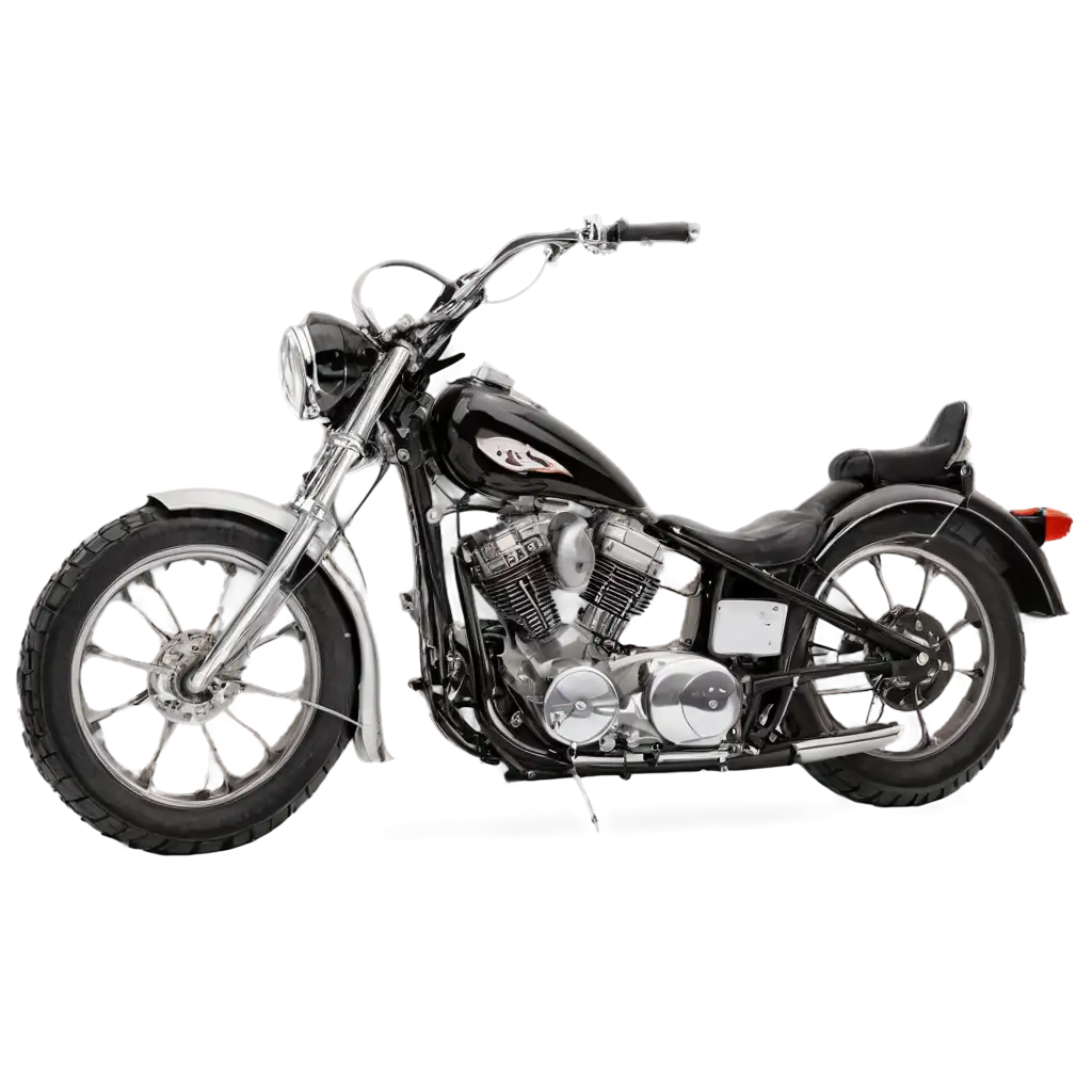 Retro-Motorcycle-PNG-Image-HighQuality-Transparent-Image-for-Creative-Projects