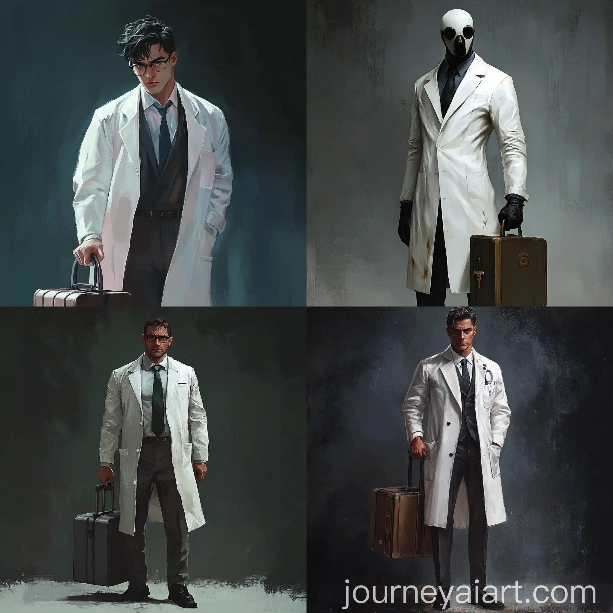 Criminal-in-Doctors-Coat-with-Suitcase