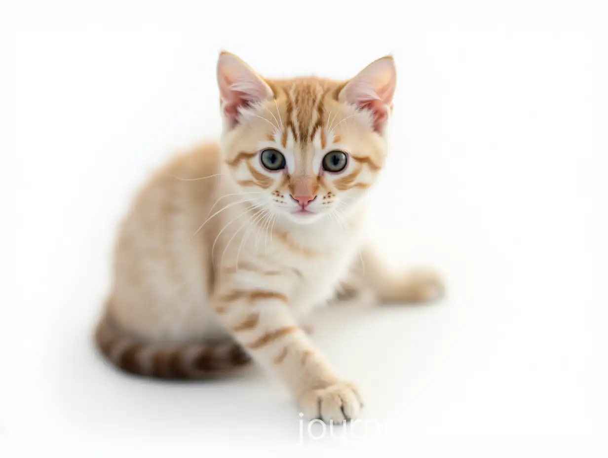 Adorable-Cat-Isolated-on-a-Bright-White-Background