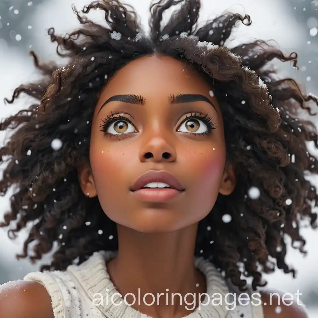 CloseUp-of-a-DarkSkinned-Woman-in-Snowy-Landscape