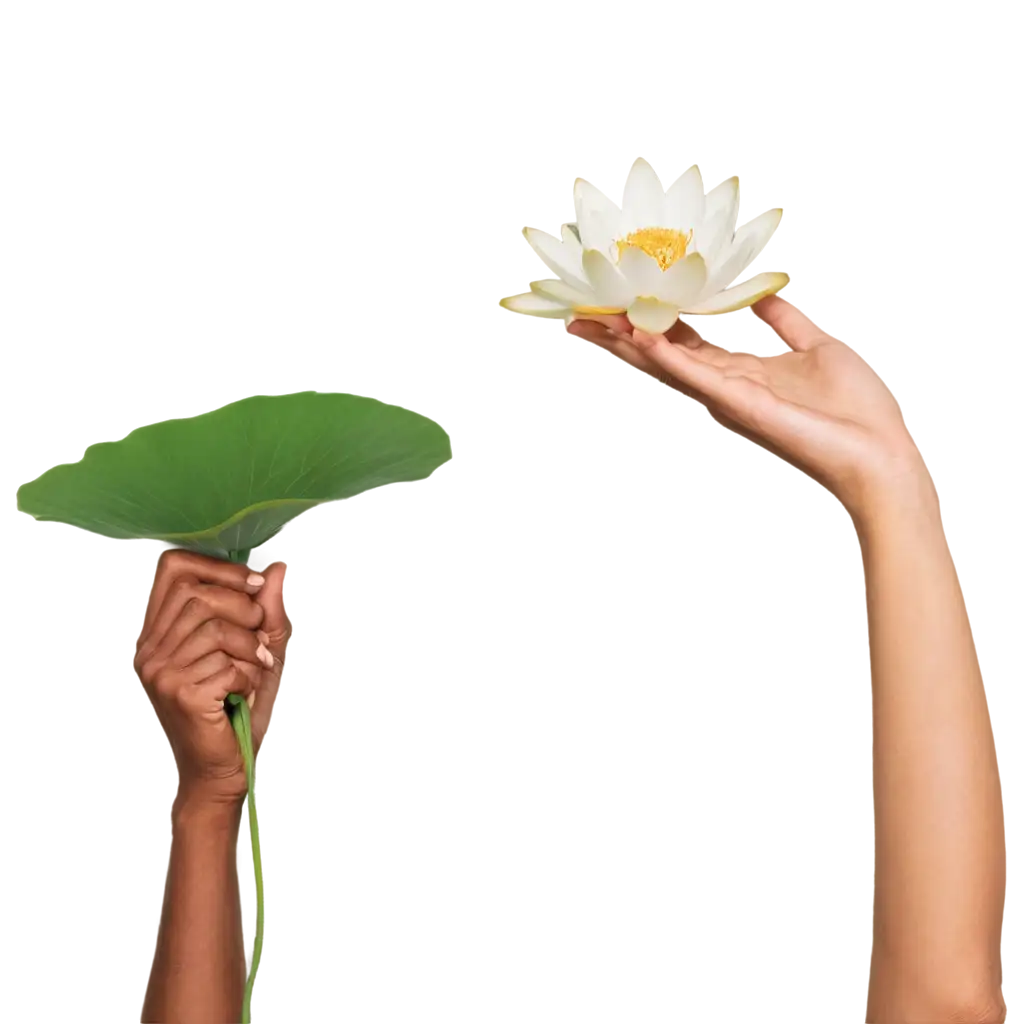 Hand-Holding-Lotus-PNG-Image-HighQuality-Transparent-Graphic-for-Creative-Projects