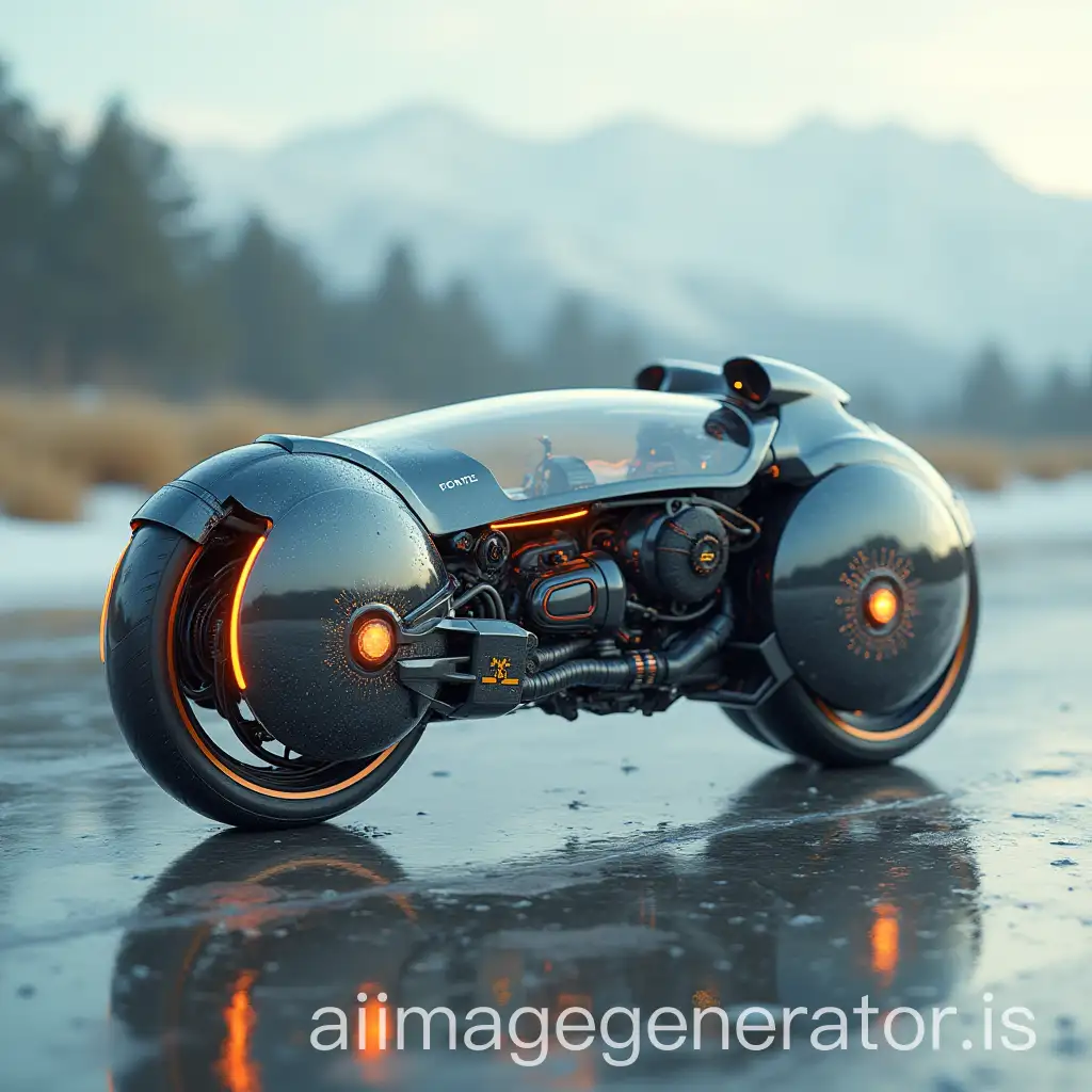 The future bike will be flying, it will be able to accommodate up to 5 people, it will have autonomy. The bike will also be able to go on planets and in water.