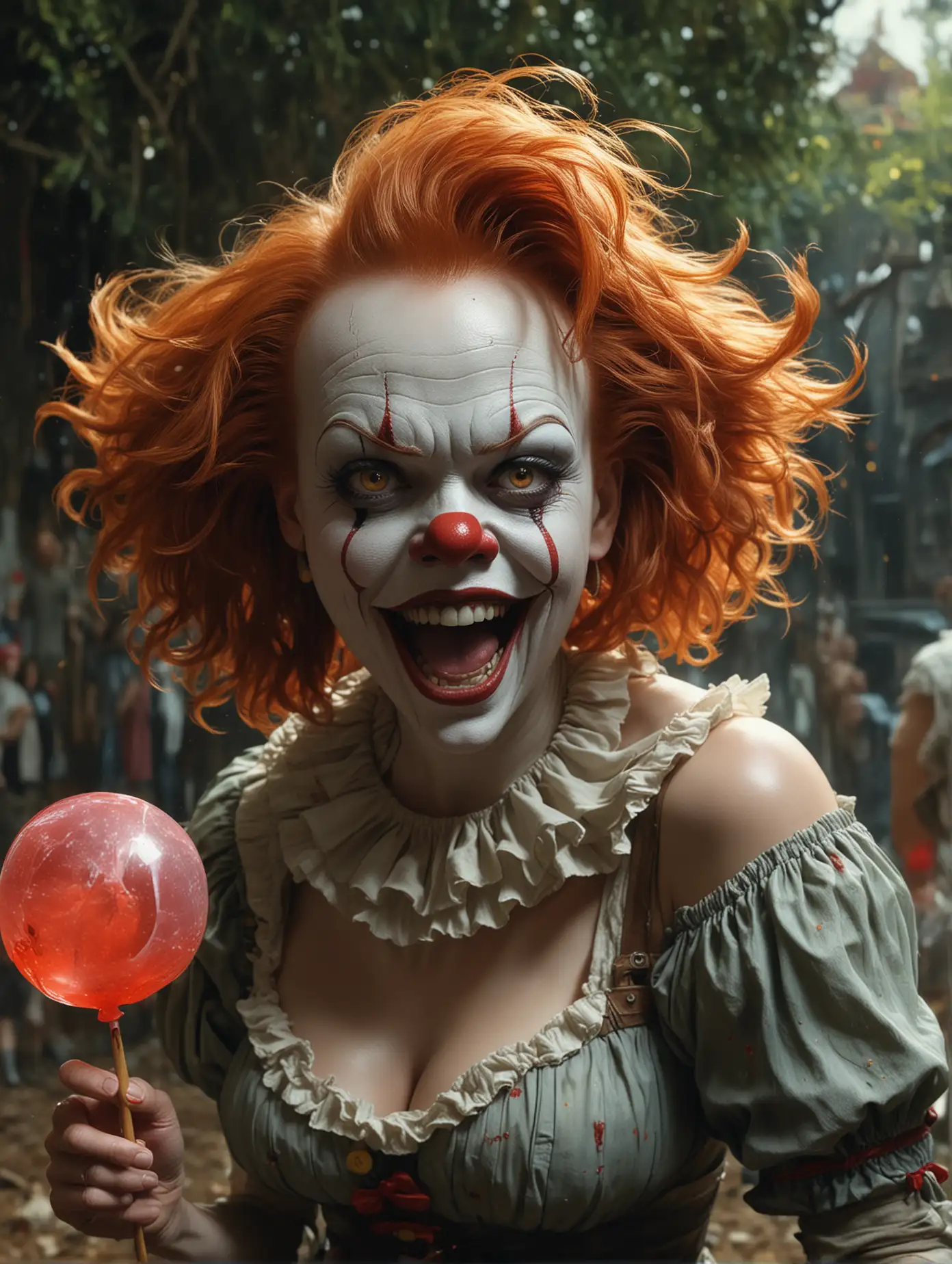 Mystic-Playground-Sinister-Pennywise-Female-with-Lollipop