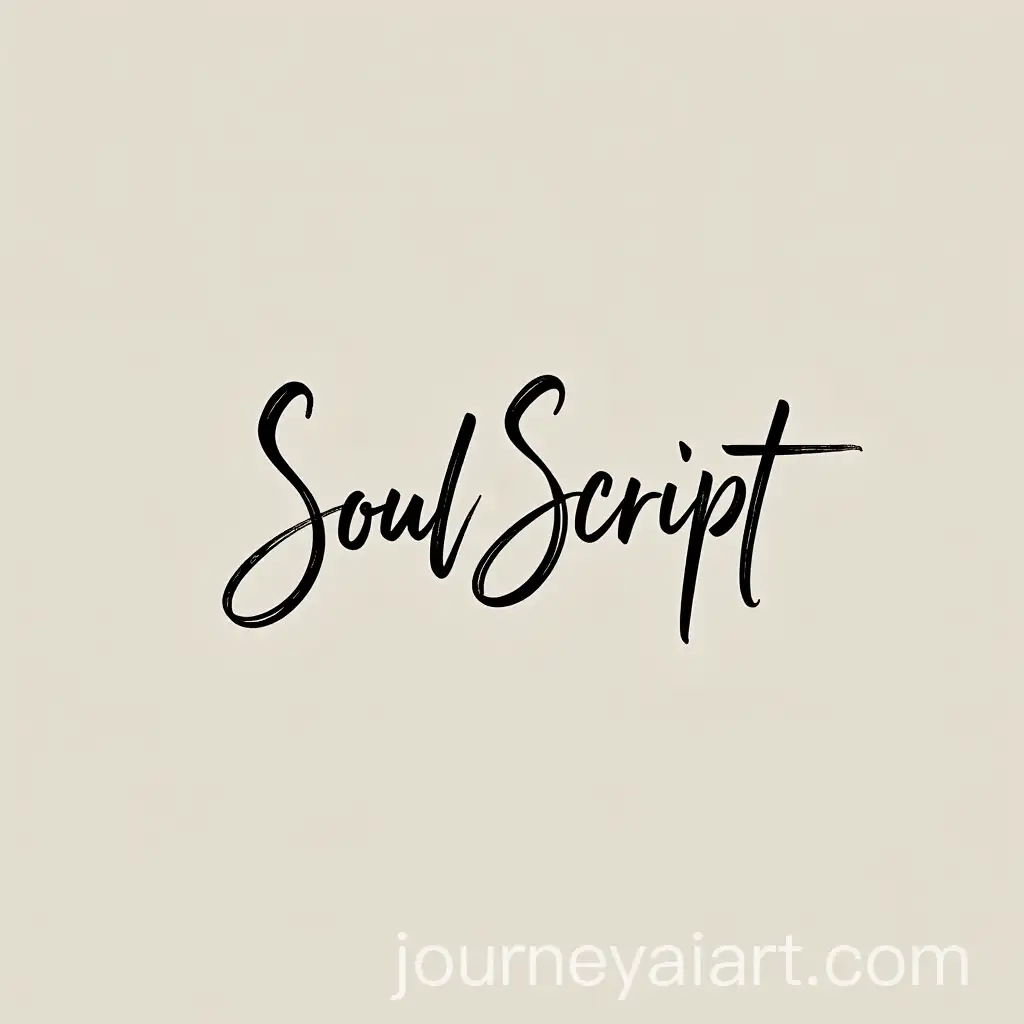 Elegant-Handwritten-Logo-Design-for-SoulScript-with-Personal-Touch
