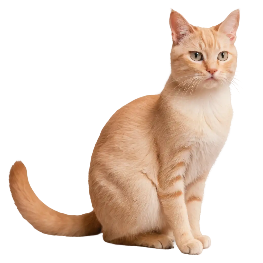 Beautiful-Cat-PNG-Capturing-Elegance-and-Grace-in-a-Blonde-Feline