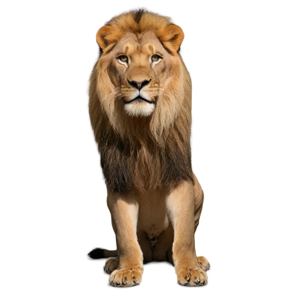 Lion-in-the-Wild-Searching-for-Prey-HighQuality-PNG-Image-for-Digital-Art-and-Design