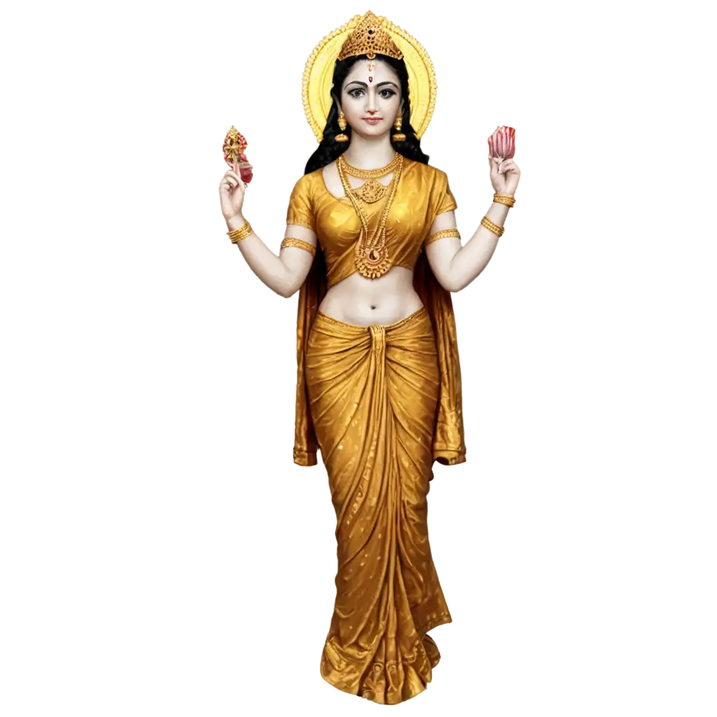 Goddess-Laxmi-PNG-Elevate-Your-Designs-with-HighQuality-Spiritual-Art