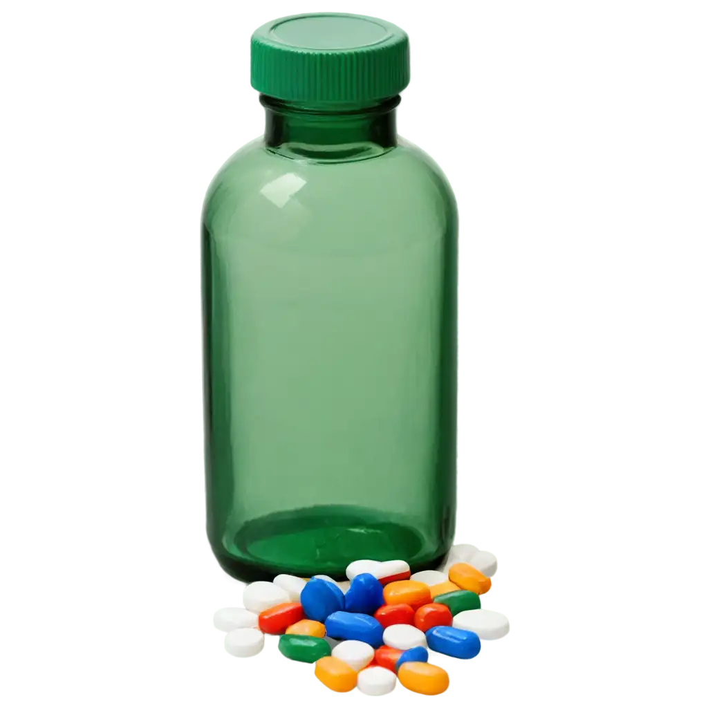 Empty-Bottle-with-Pills-PNG-Image-HighQuality-Transparent-Format-for-Various-Uses