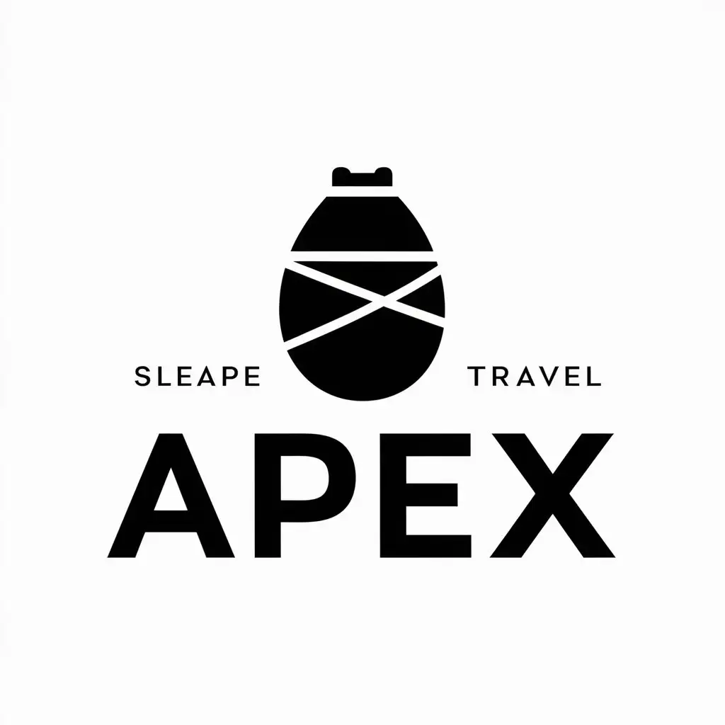 LOGO Design for Apex Sleeping Bag Symbol in Travel Industry