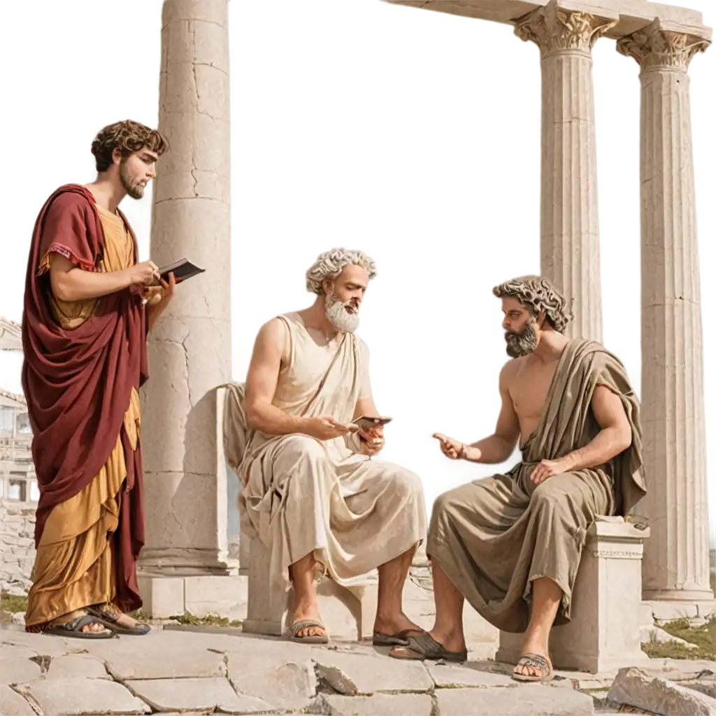 Ancient-Greek-Philosophers-with-Modern-Technology-PNG-Image-of-a-Futuristic-Outdoor-Classroom