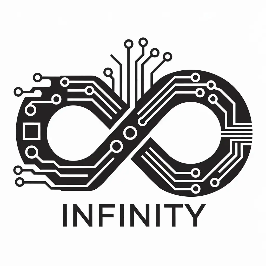 LOGO Design for Infinity Modern Electronic Appliances Gadgets for Technology Industry