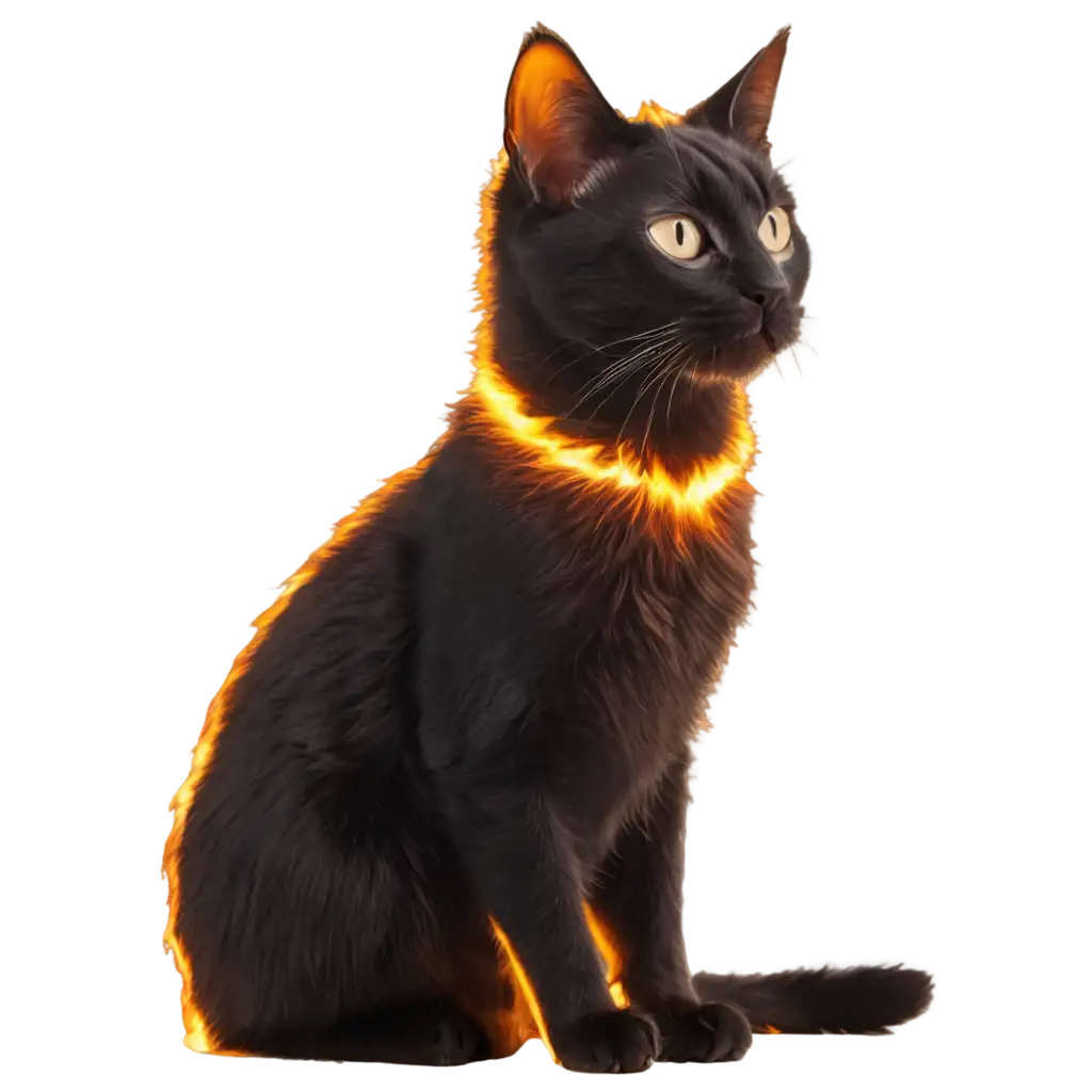 Stunning-FireCat-PNG-Captivating-Imagery-for-Web-and-Graphic-Design