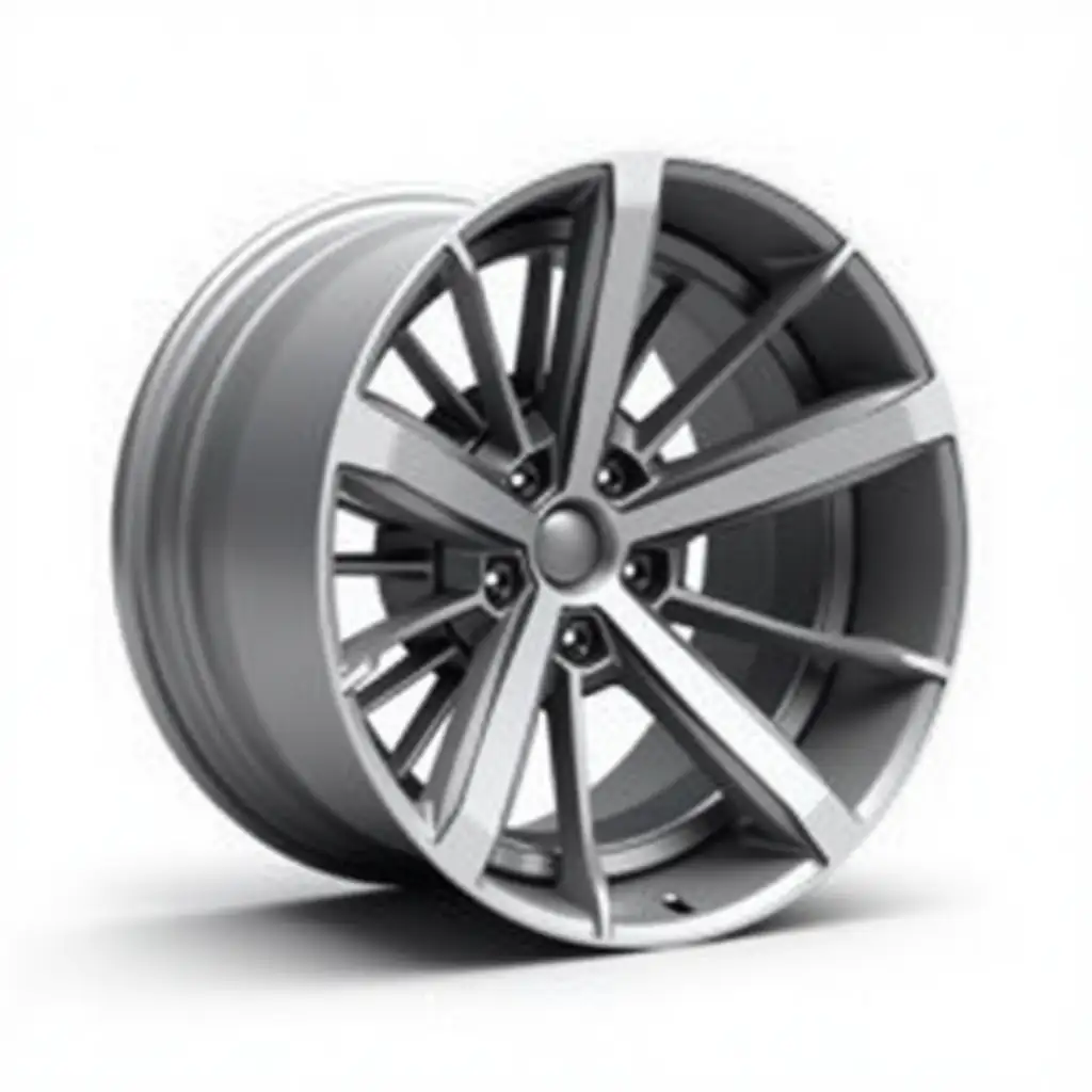 Futuristic-Car-Wheel-Design-with-Sleek-Modern-Spokes-and-White-Background
