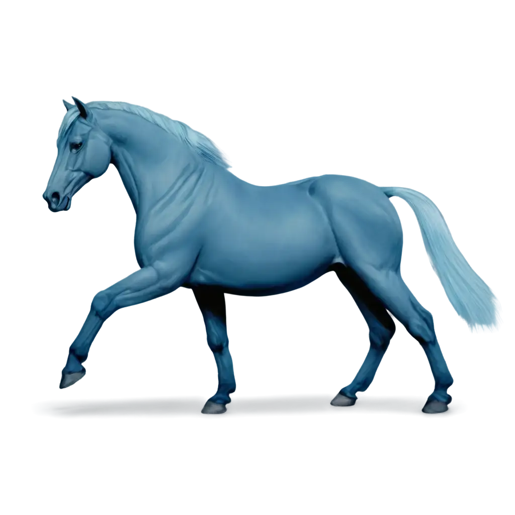 Discover-the-Majestic-Blue-Horse-Stunning-PNG-Image-for-Versatile-Online-Use