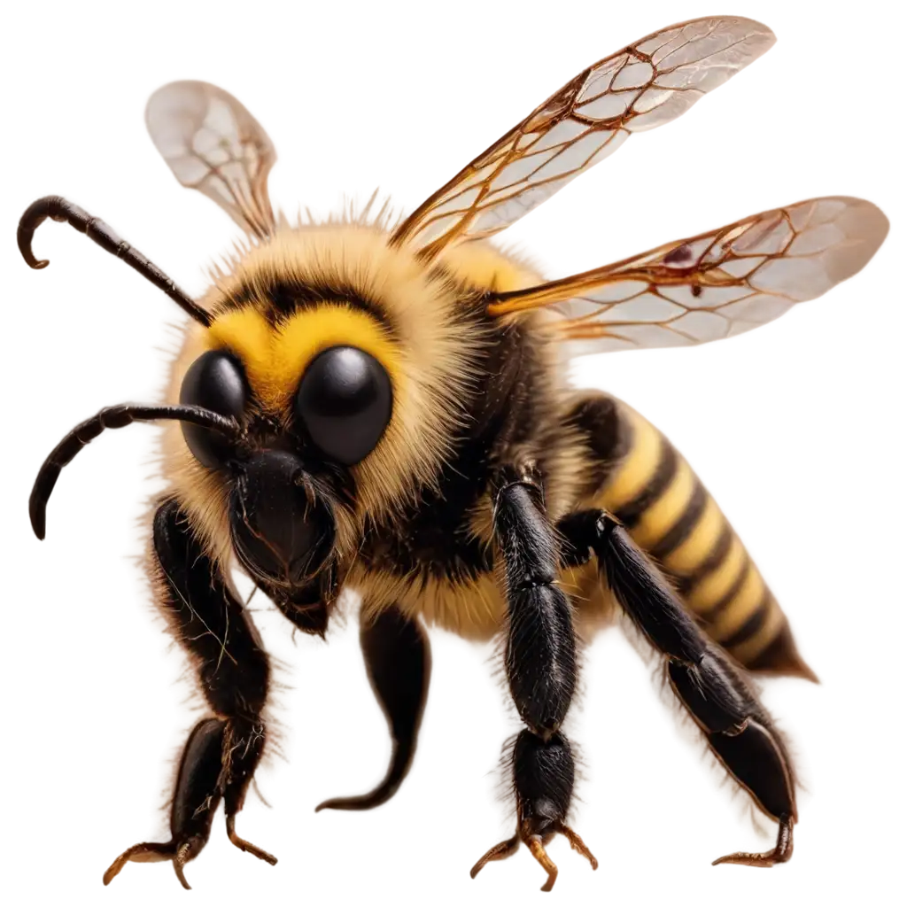 Terrifying-MusPNG-Image-Usage-Analysiscular-Bee-PNG-with-Bulging-Muscles-and-Ominous-Stinger-HighResolution-CloseUp-Image