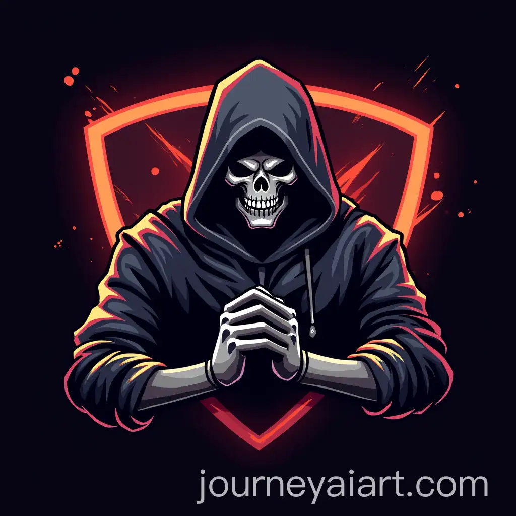 Reaper-eSports-Gaming-Mascot-Logo-with-Triangular-Design