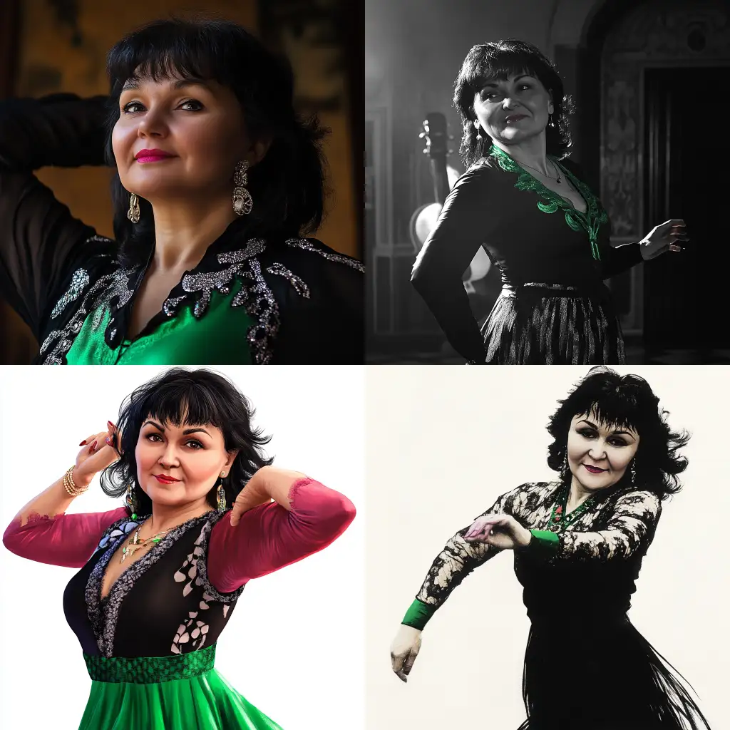 Flamenco-Dancer-in-Traditional-Costume-Performing-Dance