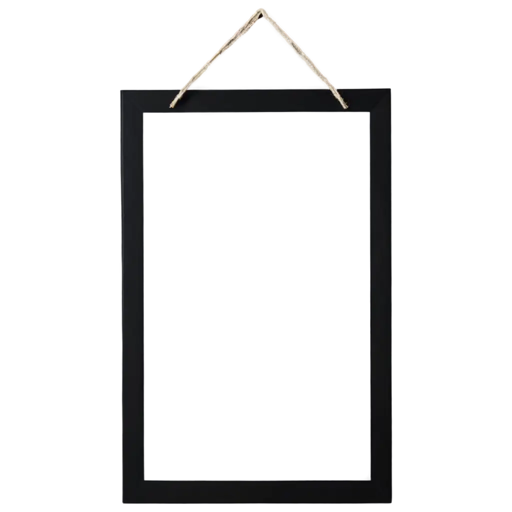 Black-Box-Photo-Frame-PNG-HighQuality-Transparent-Image-for-Versatile-Use