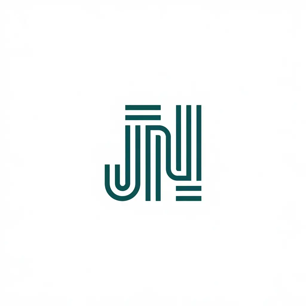 a vector logo design,with the text "JN", main symbol:JN,Moderate,clear background